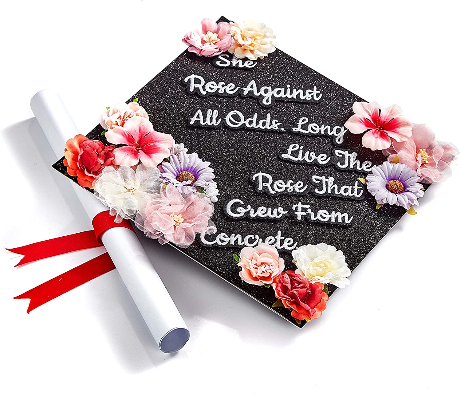 Roses Graduation Cap cover