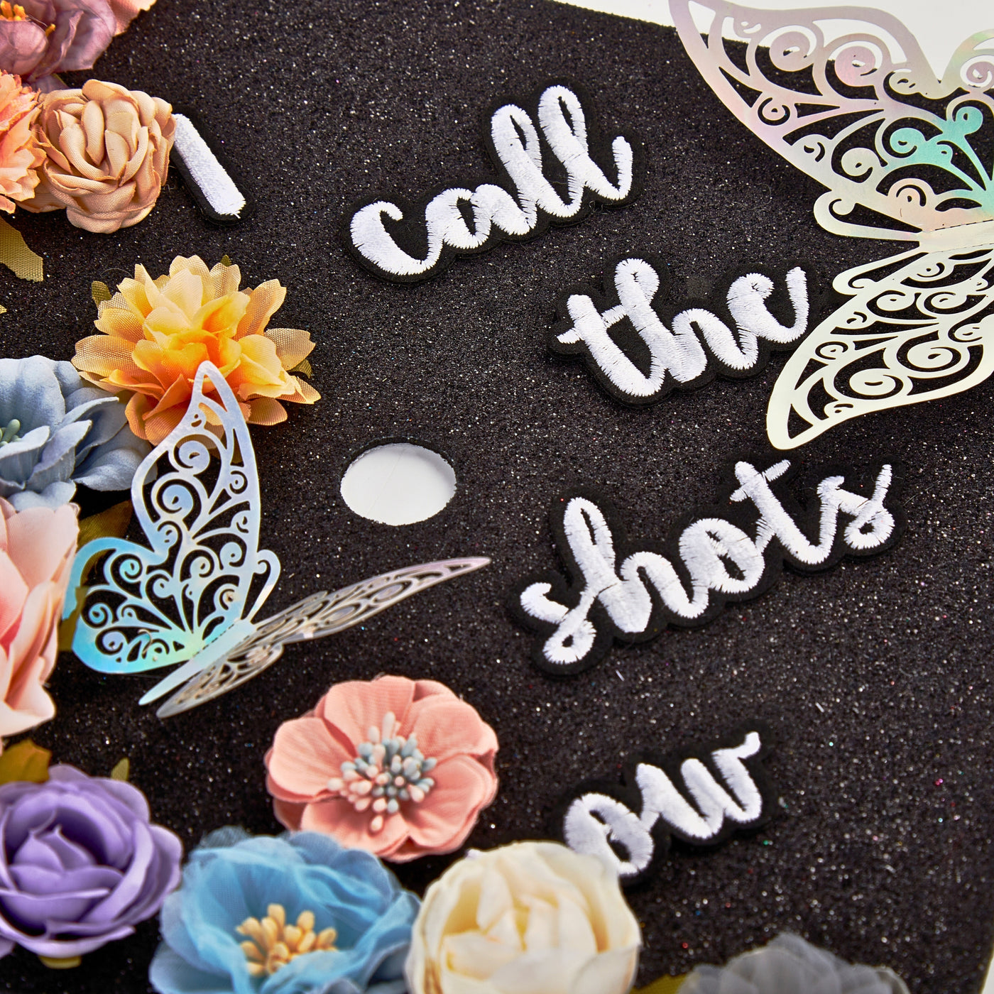 Butterfly Graduation Cap Topper, I Call The Shots Now, Graduation Cap Decorations