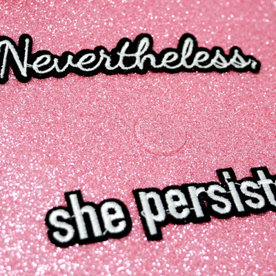 Handmade Graduation Cap Topper, Nevertheless She Persisted, Graduation Cap Decorations