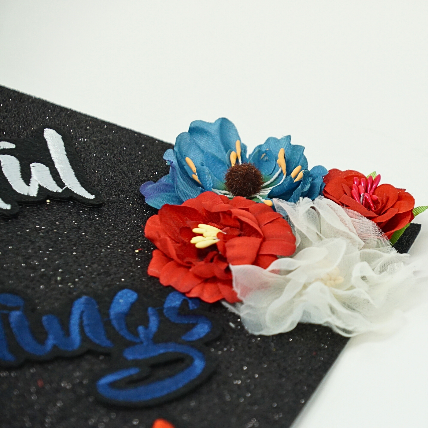 Handmade Graduation Cap Topper, Beautiful Beginnings Ahead, Graduation Cap Decoration