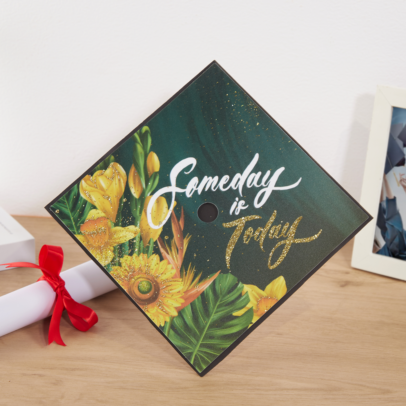 Graduation cap topper, Someday is today, Graduation Cap Decoration