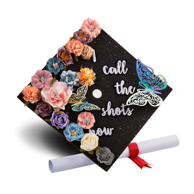 Butterfly Graduation Cap Topper, I Call The Shots Now, Graduation Cap Decorations