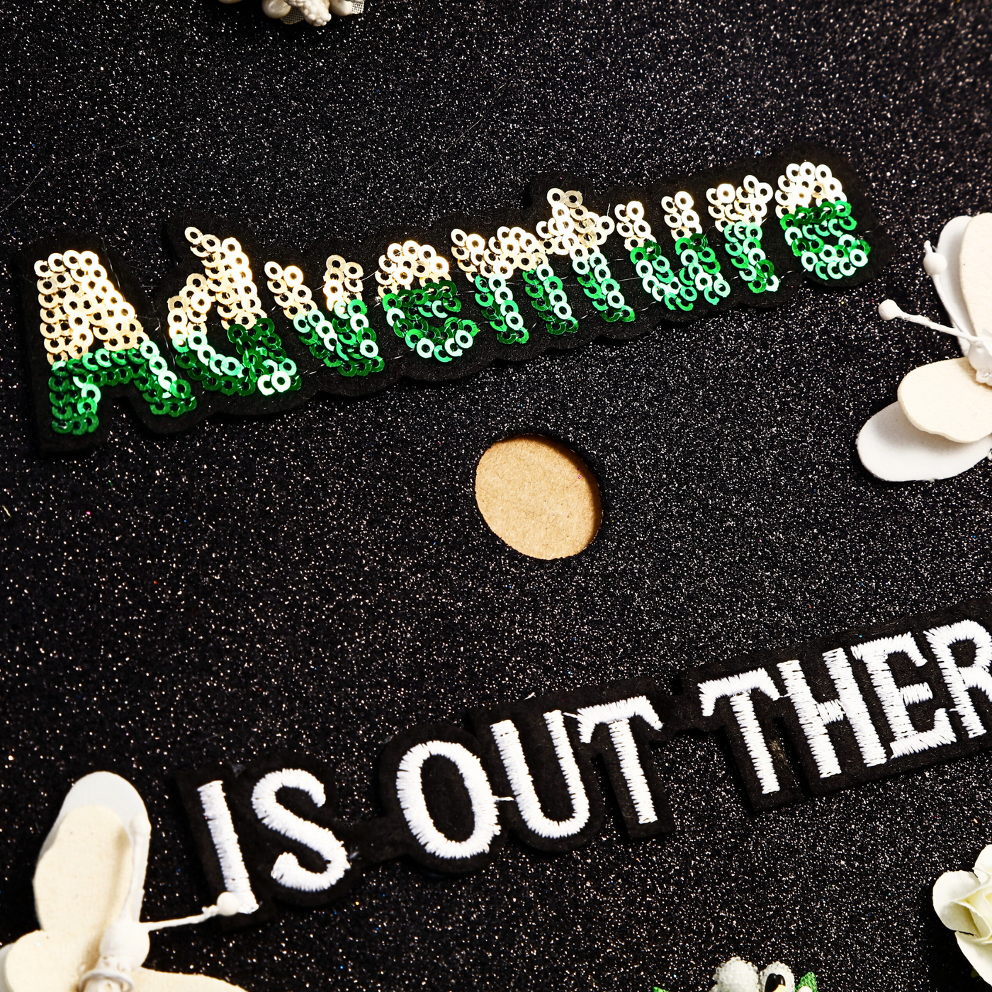 Handmade Graduation Cap Topper, Adventure Is Out There, Graduation Cap Decoration