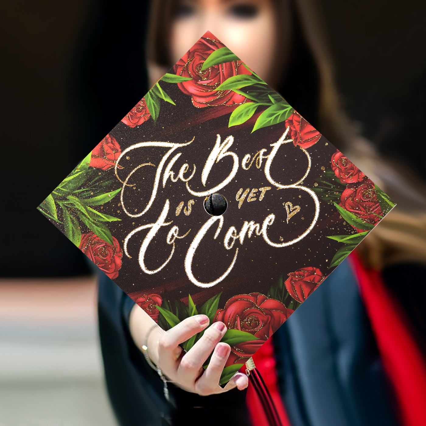 Graduation Cap Topper, The best is yet to come, Graduation Cap Decoration